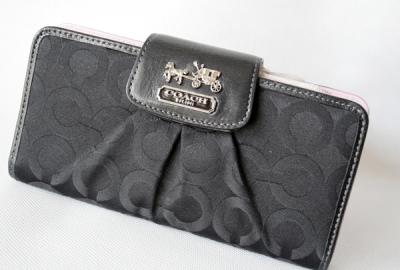 discounted Coach Wallets - 41985 full black